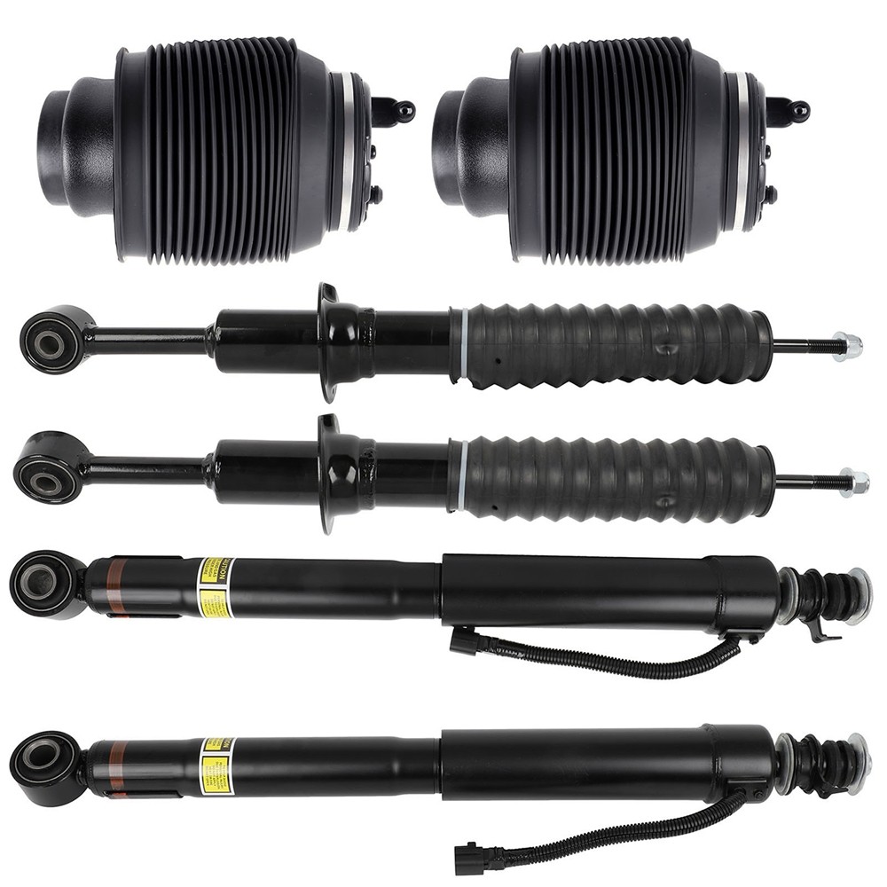 6x Air Shock Absorber Strut Spring Bags Kit For Toyota Land Cruiser Lexus GX470