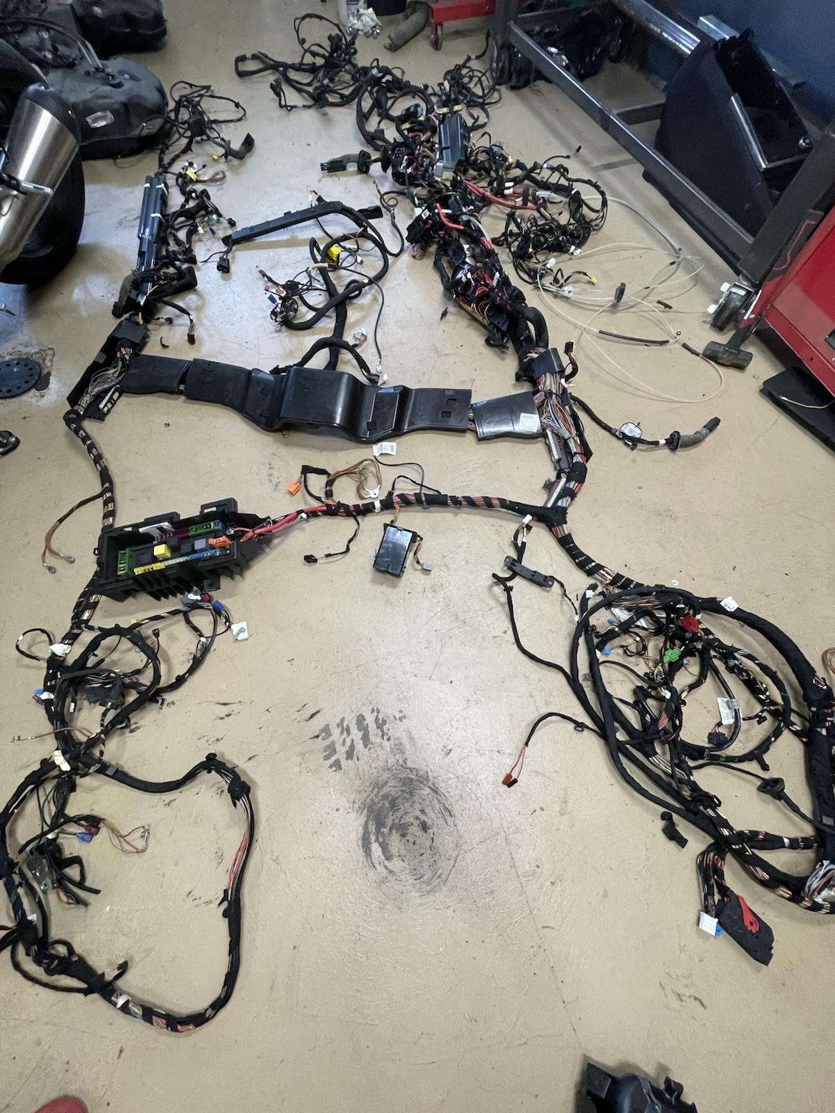 2013-2016 MERCEDES BENZ GL450 X166 4.7L MAIN CABIN BODY WIRE WIRING HARNESS OEM
