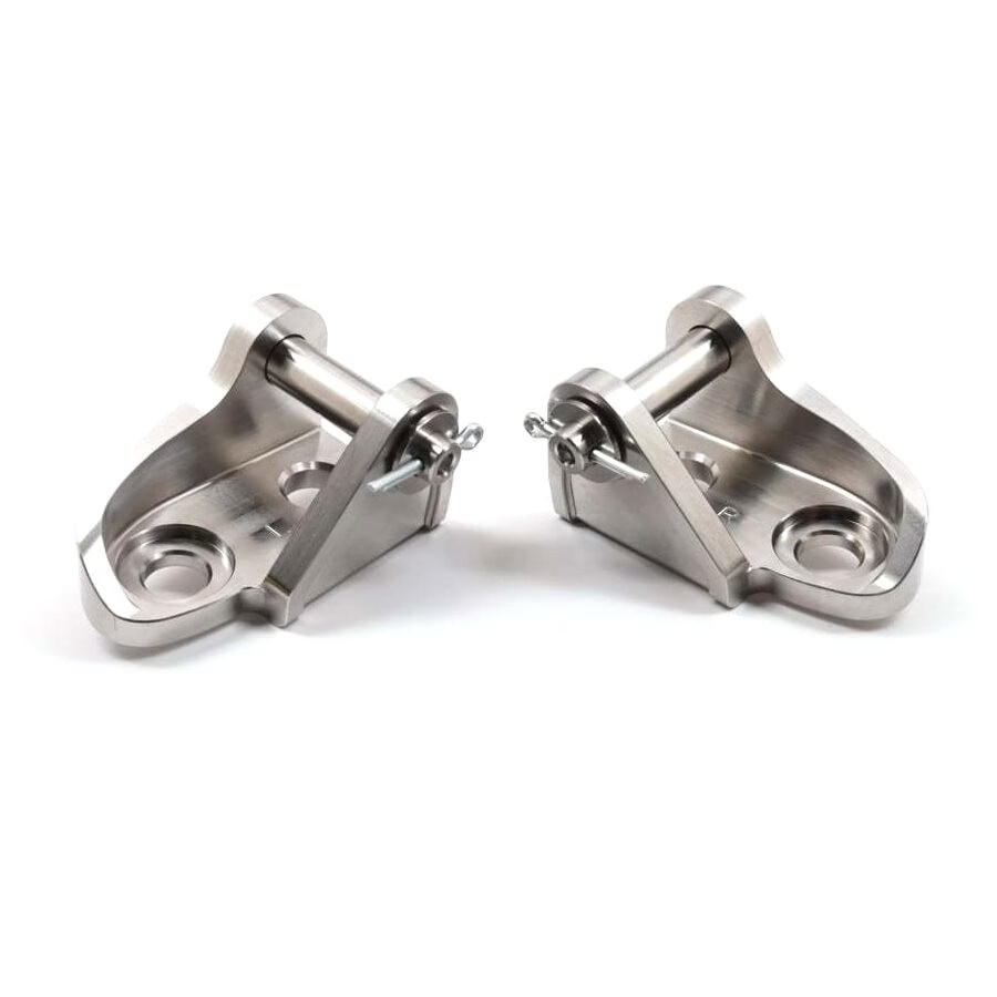 Works Connection Foot Peg Mounts - Aluminum / OEM Offset 20-525