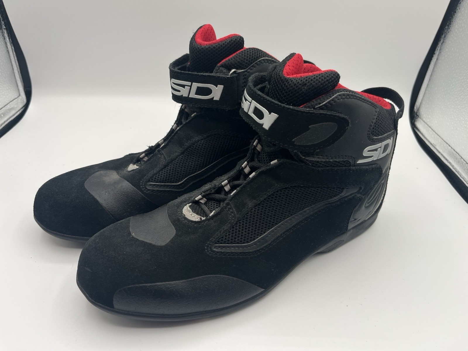 NEW SIDI GAS Mens size US 9.5 EU43 Motorcycle Boots Half Racing Ankle Shoes Bike