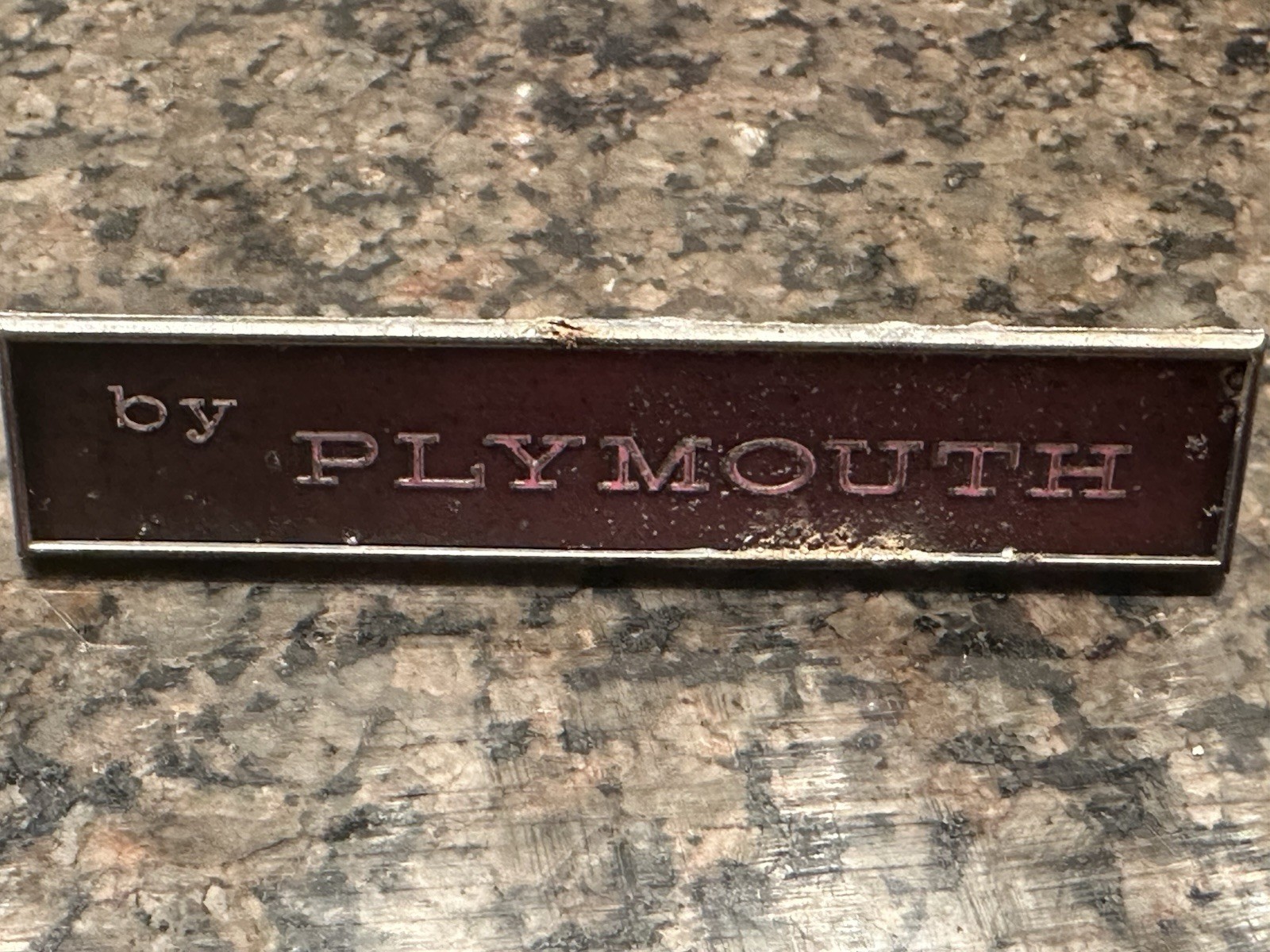 1971-74 Cuda By Plymouth Tail Panel Emblem 2963770 9760 OEM #3 1971-74 Cuda By Plymouth Tail Panel Emblem 2963770 9760 OEM #3
