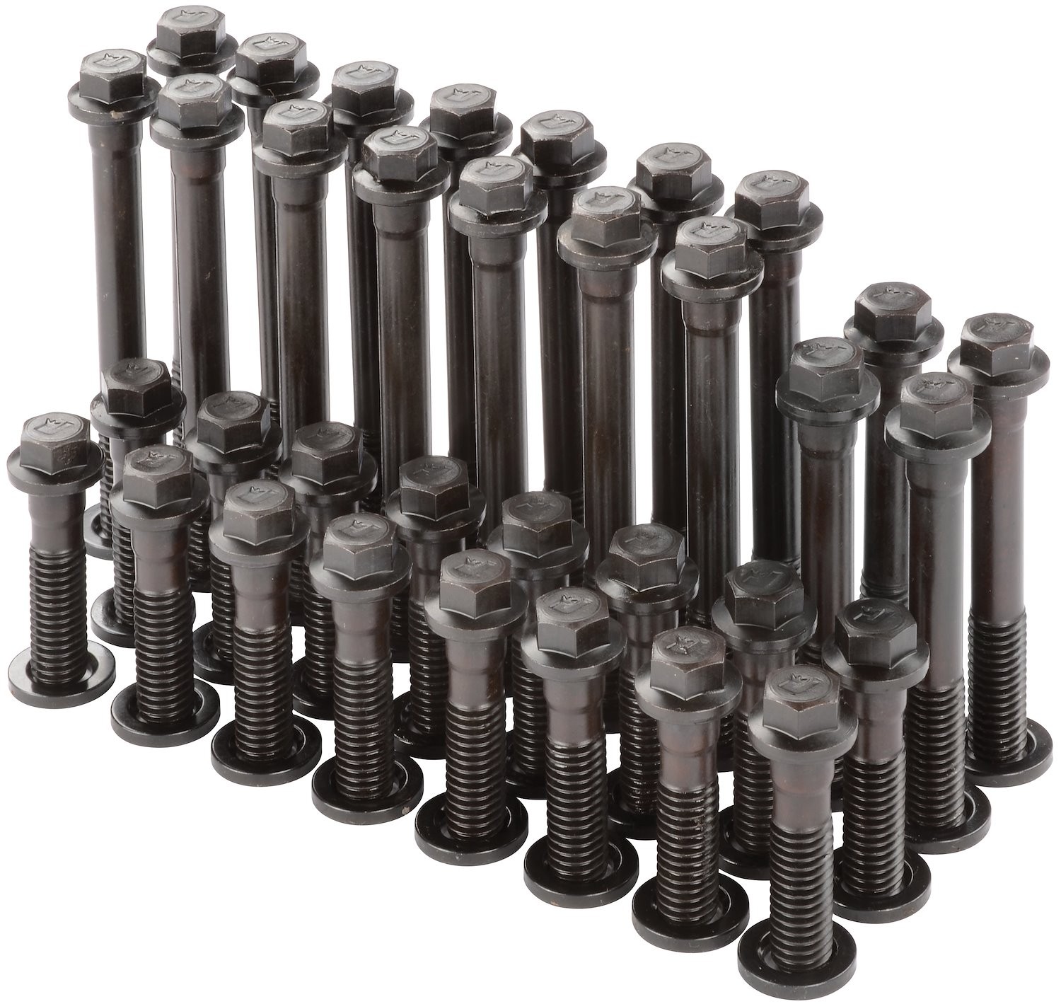 JEGS High-Strength Head Bolt Kit for Small Block Chevy [6-Point Hex Head]