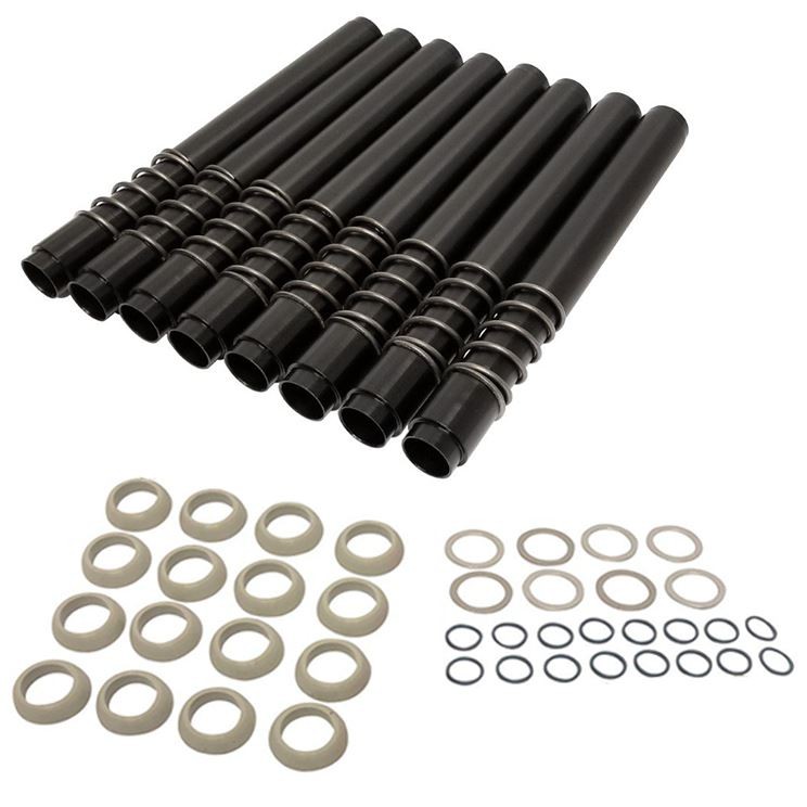 JayCee Vw Bug Pushrod Tubes, Leak Proof. Black Anodized Finish. Set Of 8 JayCee Vw Bug Pushrod Tubes, Leak Proof. Black Anodized Finish. Set Of 8