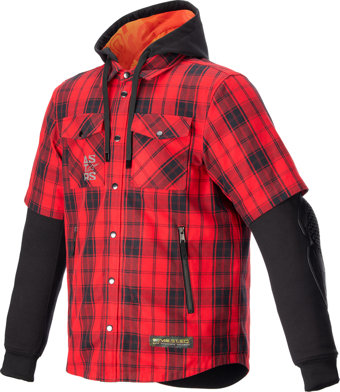 ALPINESTARS - MO.ST.EQ Tartan Jacket Red/Black Medium | 4300424-3136-M