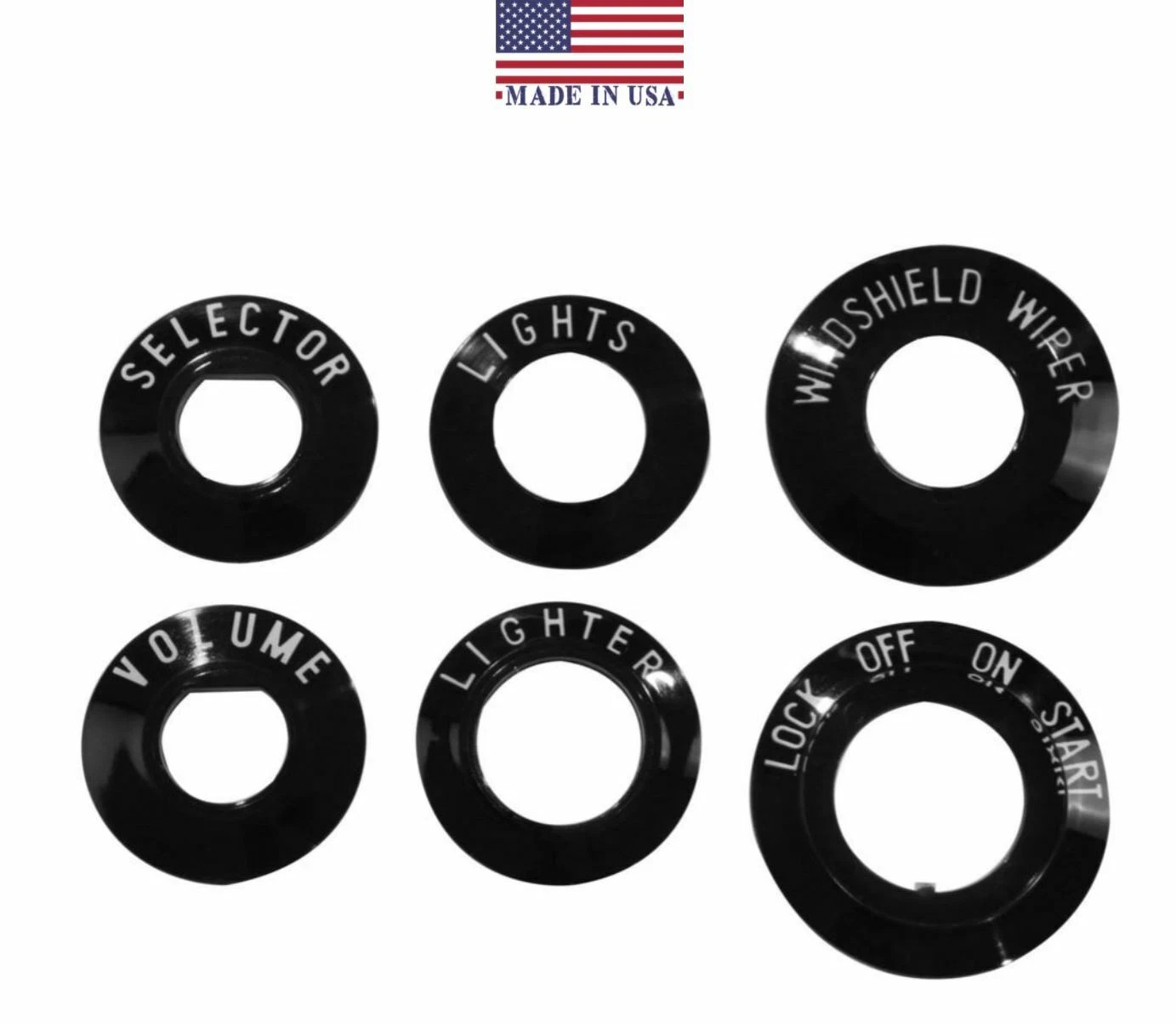Trim Parts Dash Bezel Set For 1955-1956 Chevy Bel Air 150 210 Made in the USA