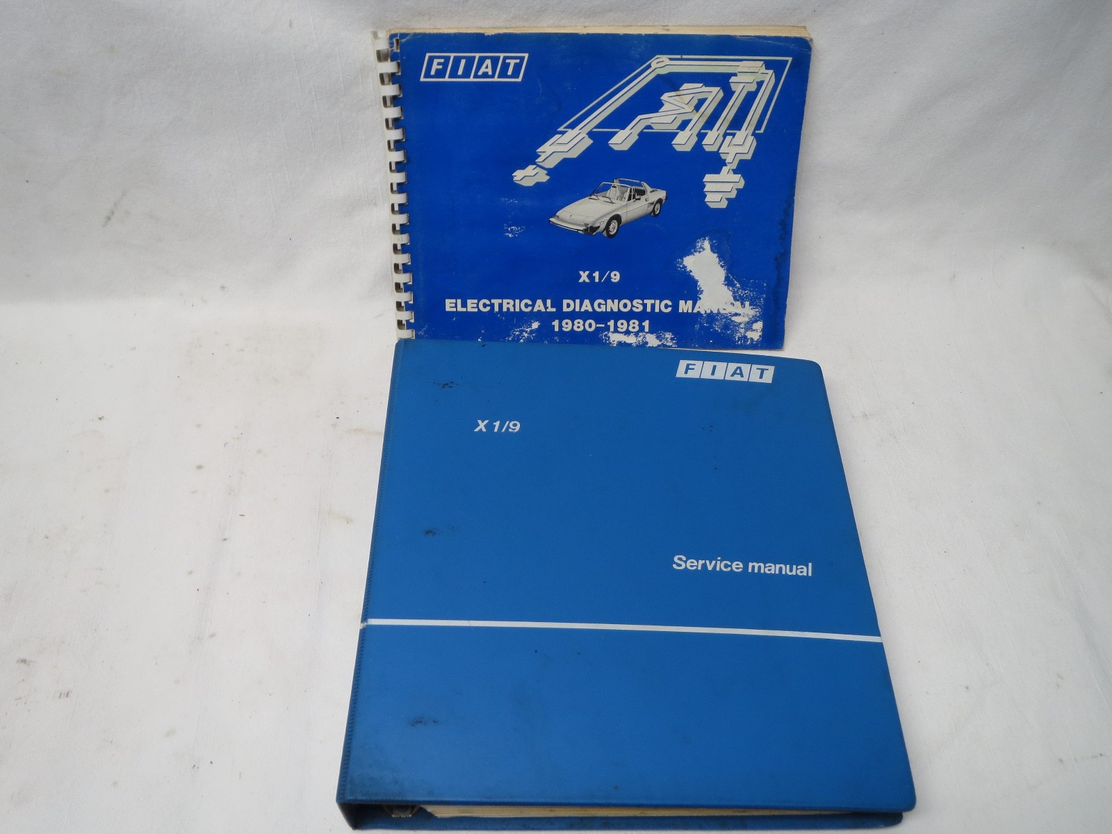 FIAT X1/9 FACTORY SHOP MANUAL 3399 ELECTRICAL DIAGNOSTIC service book OEM FIAT X1/9 FACTORY SHOP MANUAL 3399 ELECTRICAL DIAGNOSTIC service book OEM