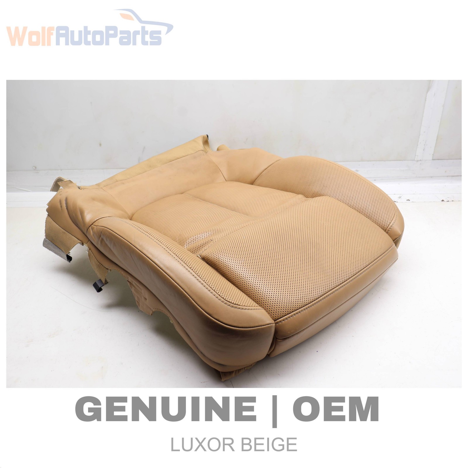 16-26 PORSCHE MACAN TURBO 95B - Front Right Lower SEAT Bottom Cushion (Leather)