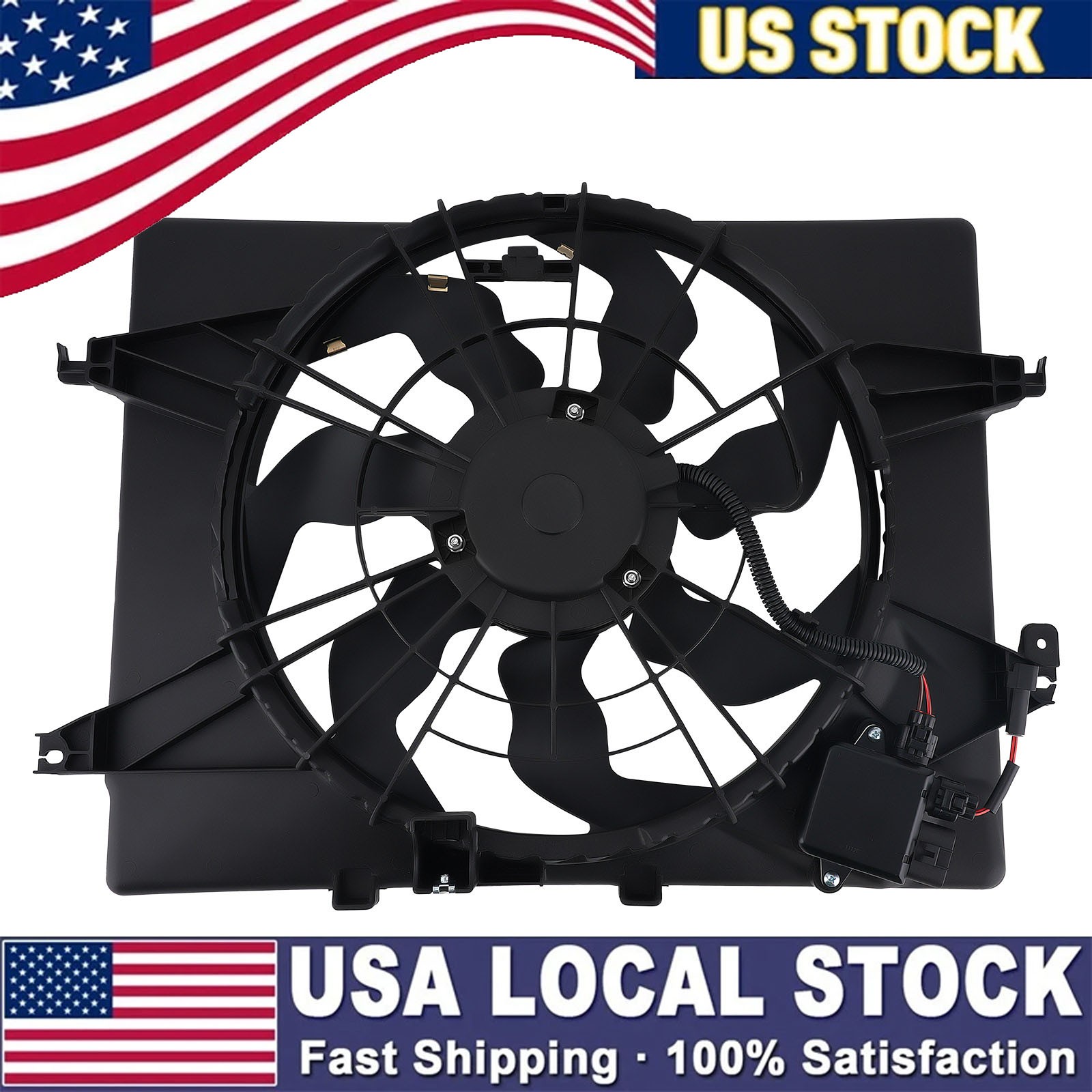 Cooling Fan Assembly fit for Hyundai Sonata for Kia Optima 2014-2015 253802T500 Cooling Fan Assembly fit for Hyundai Sonata for Kia Optima 2014-2015 253802T500