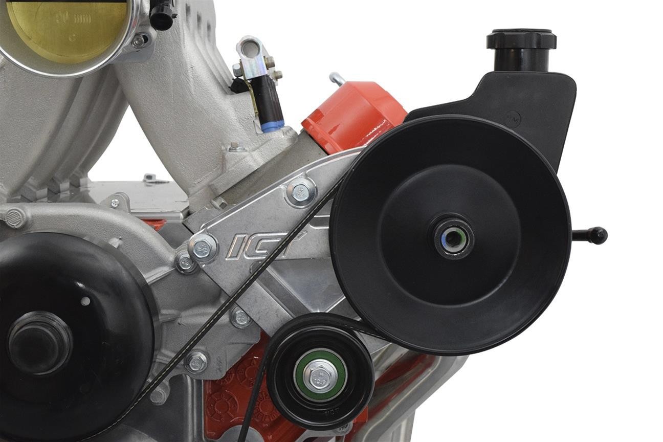 LS Truck Saginaw High Mount Power Steering Pump Bracket Kit ICT Billet 551706-3