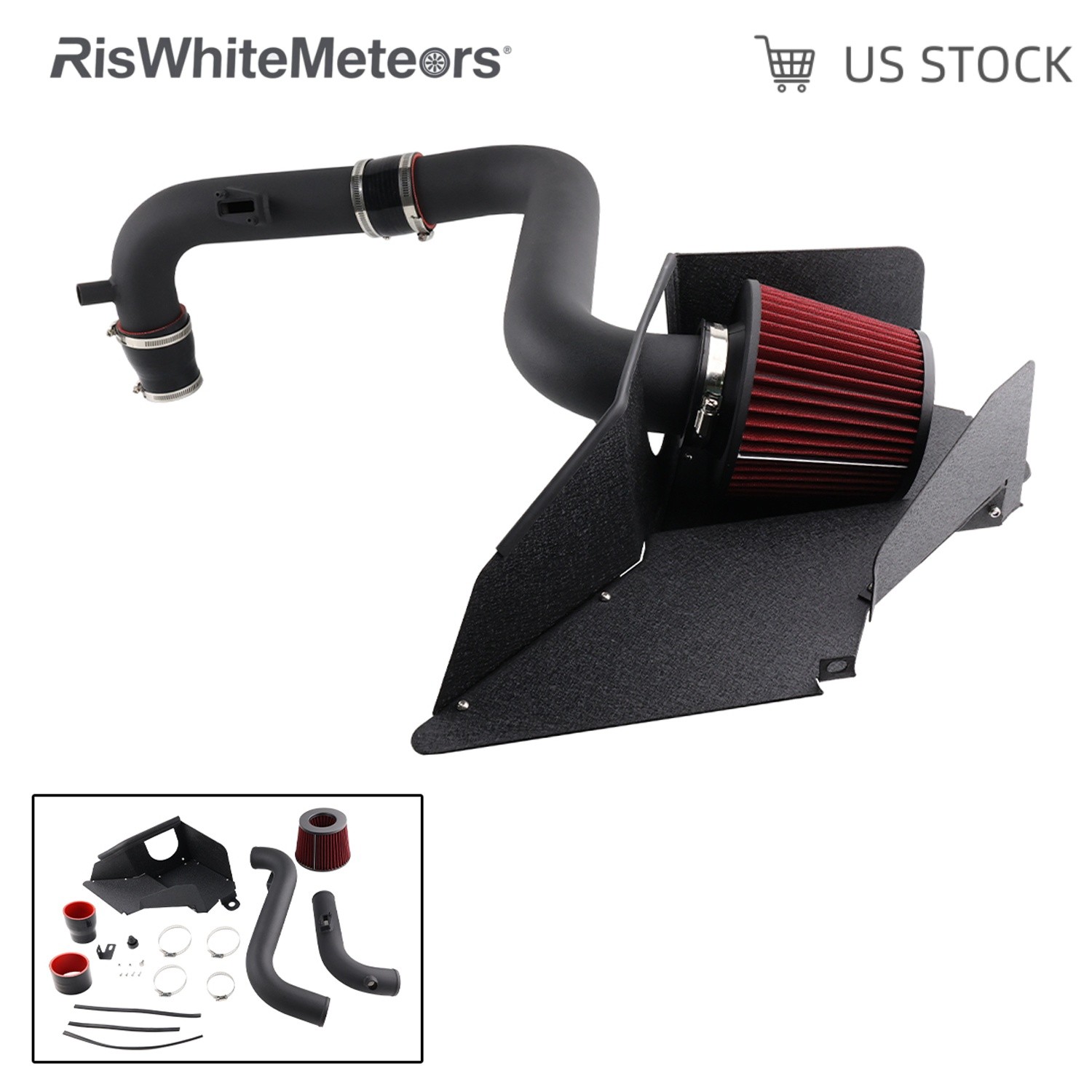 Air Intake System For VW 2.0T FSI EA113 2008 MK5 GTI/GLI MK6 Golf R Audi A3 RED