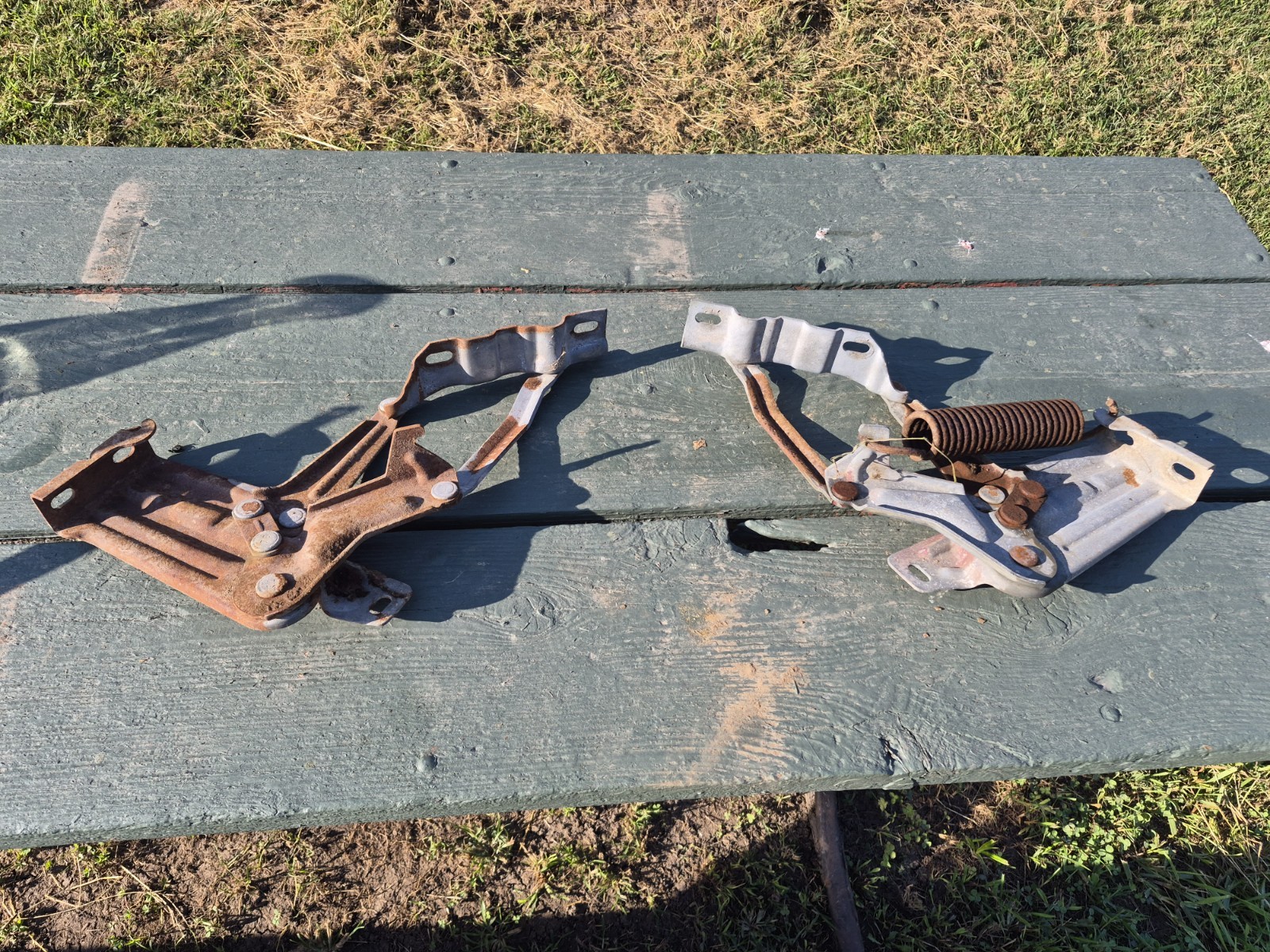 PAIR  1960 CHEVROLET IMPALLA HOOD HINGES W/SPRINGS