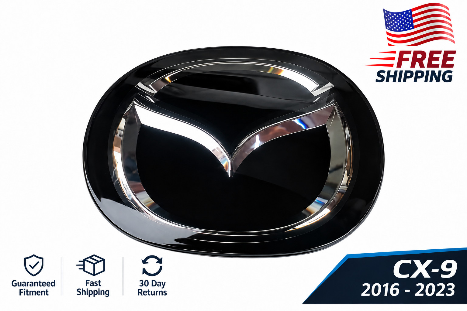 Mazda CX-9 from 2016 - 2023 Front Grille Emblem Logo Radar   TK79-51-730