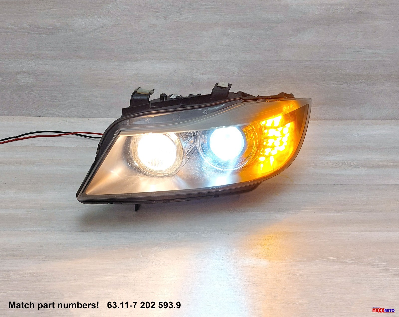2009-2011 BMW 335 328 M3 SEDAN DRIVER LEFT HID XENON AFS DYNAMIC HEADLIGHT OEM