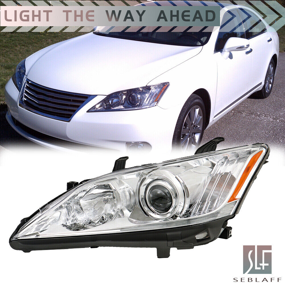 Headlight For 2010-2012 Lexus ES350 HID/Xenon w/ AFS Chrome Housing Left Side LH