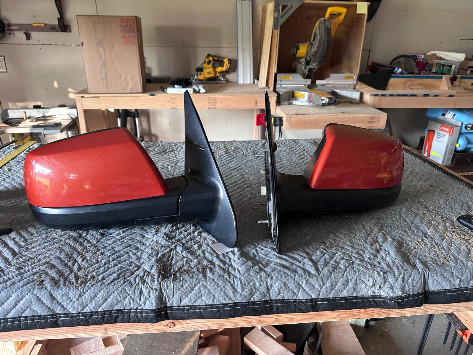 2014-2021 Toyota Tundra OEM Side Mirrors Pair LH RH Inferno 4X0 BSM