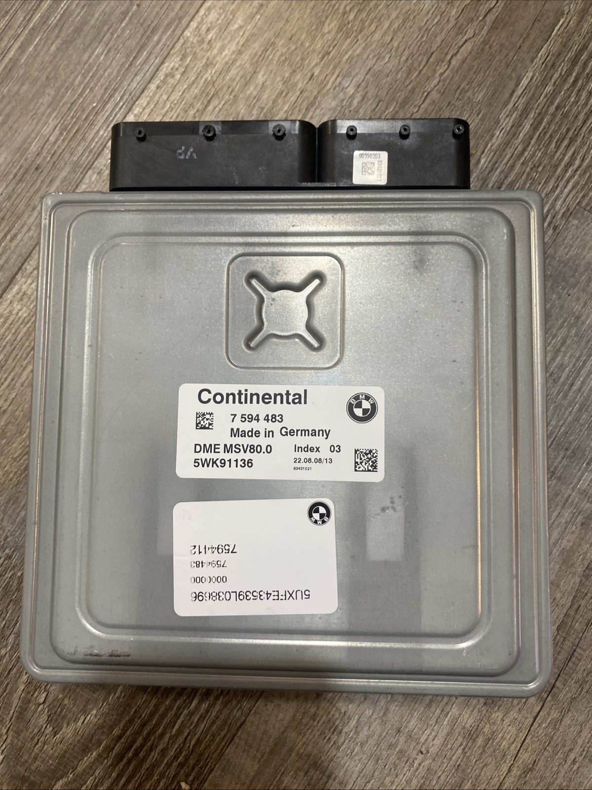 2008-2010 BMW X5 3.0 Engine Control Module DME ECU MSV80 7594483 2008-2010 BMW X5 3.0 Engine Control Module DME ECU MSV80 7594483