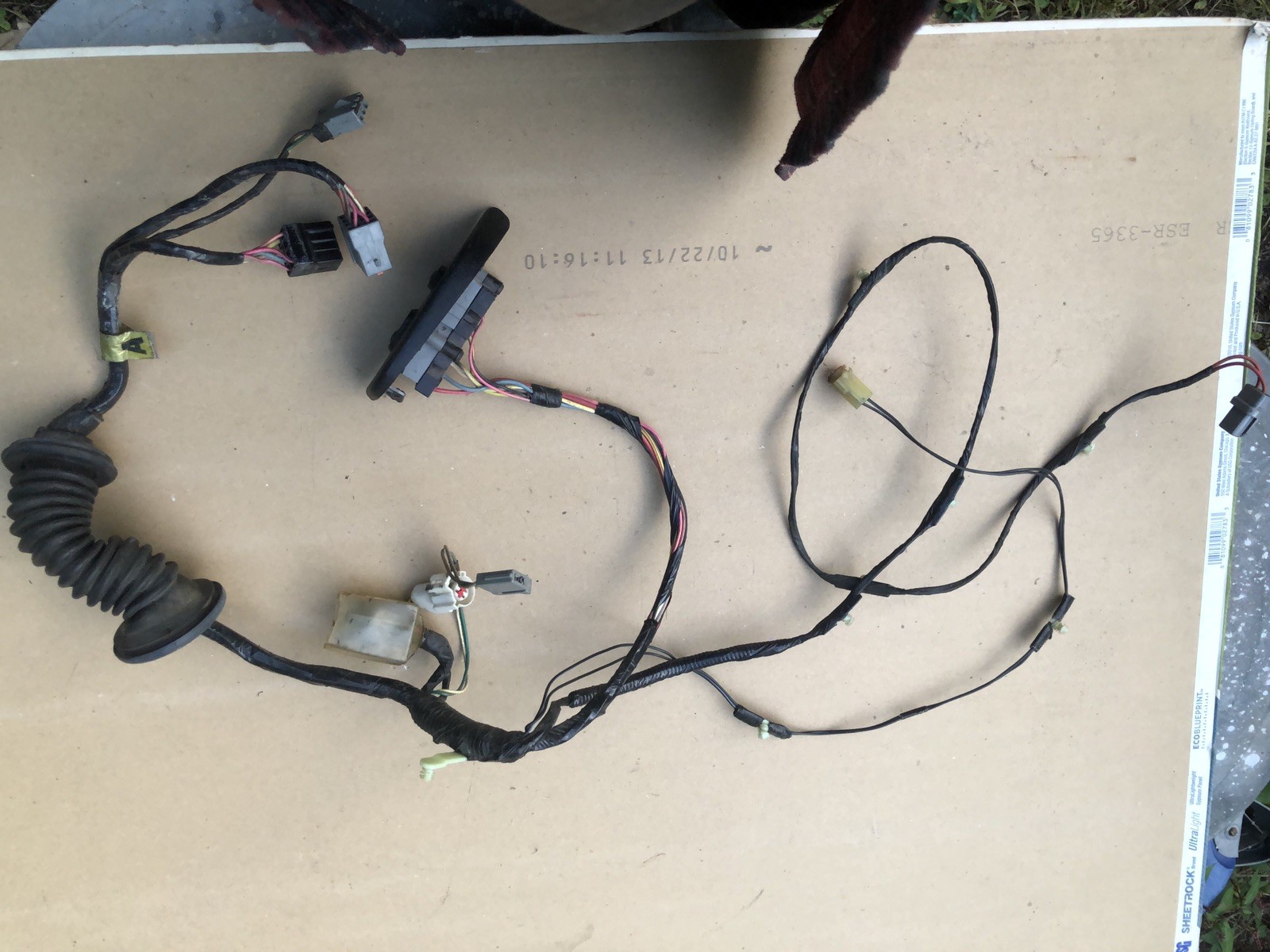 1996-97 Ford F250-350 Passenger Side Power Door Wiring Harness OEM 