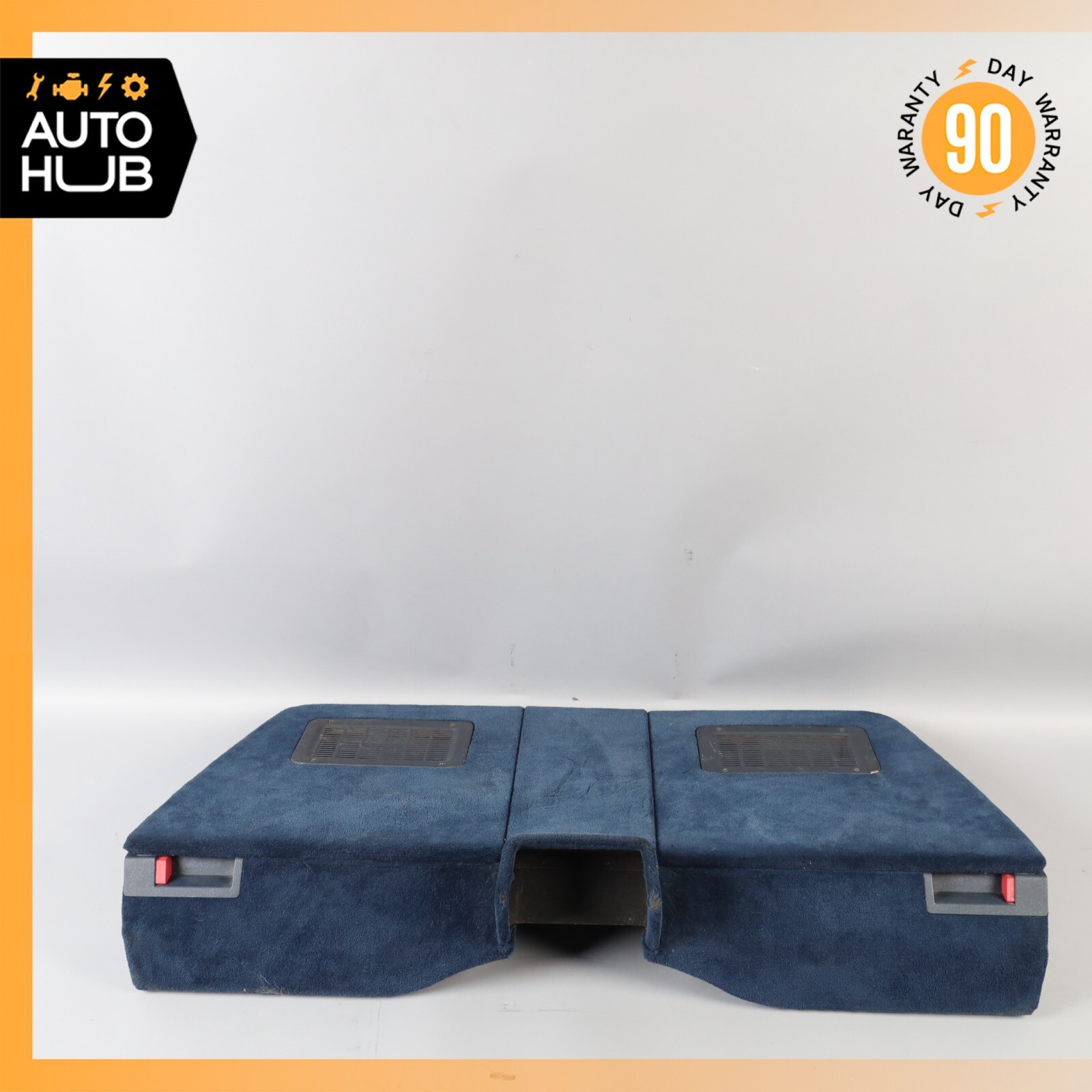 90-95 Mercedes R129 300SL SL320 Rear Carpet Storage Shelf Box Jump Seat Blue OEM