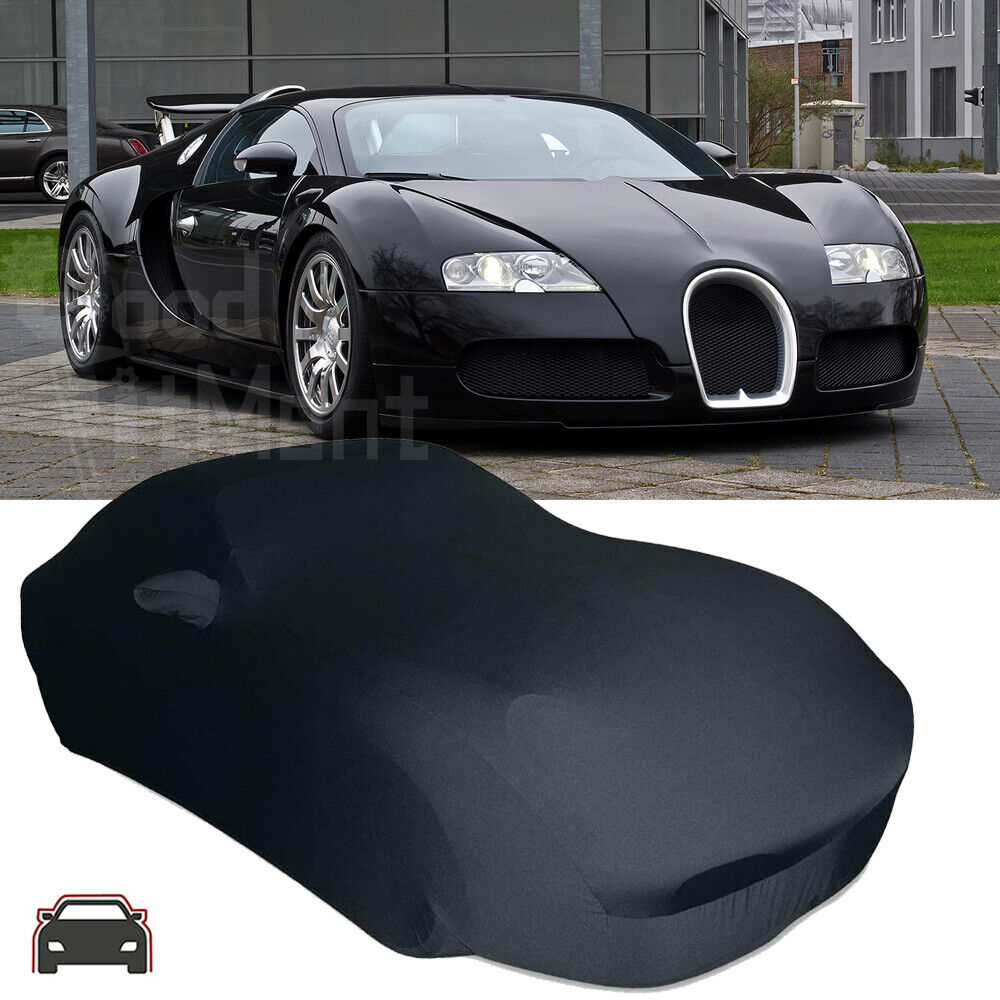 For Bugatti Veyron Indoor Car Cover Stretch Satin Dustproof Protection Custom US