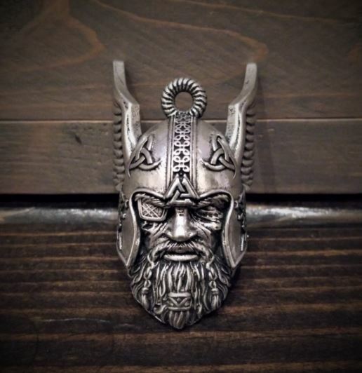 Odin Viking God Bell Motorcycle Gremlin Ride Biker Gift Good Luck BB-120, USA Odin Viking God Bell Motorcycle Gremlin Ride Biker Gift Good Luck BB-120, USA