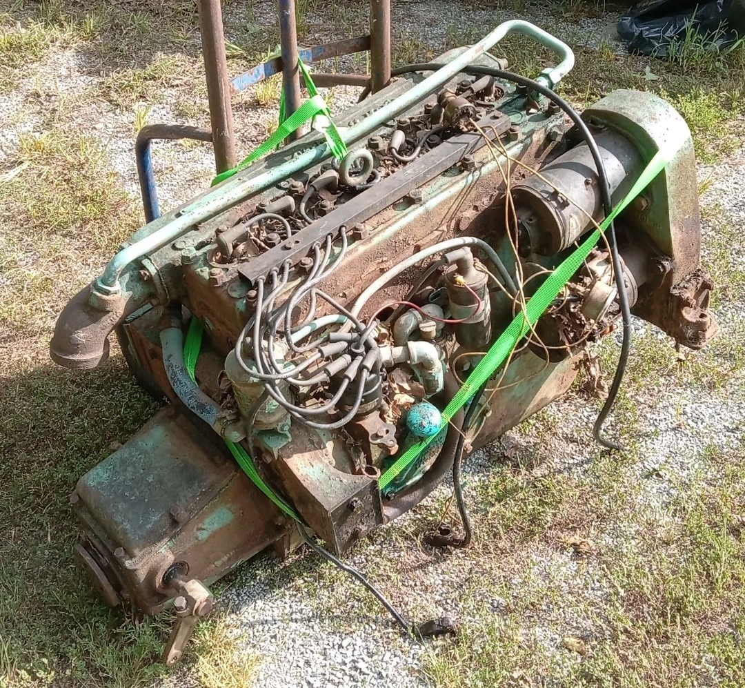Vintage 1940's Chris Craft Marine Engine Model K. 6 cylinder Motor.