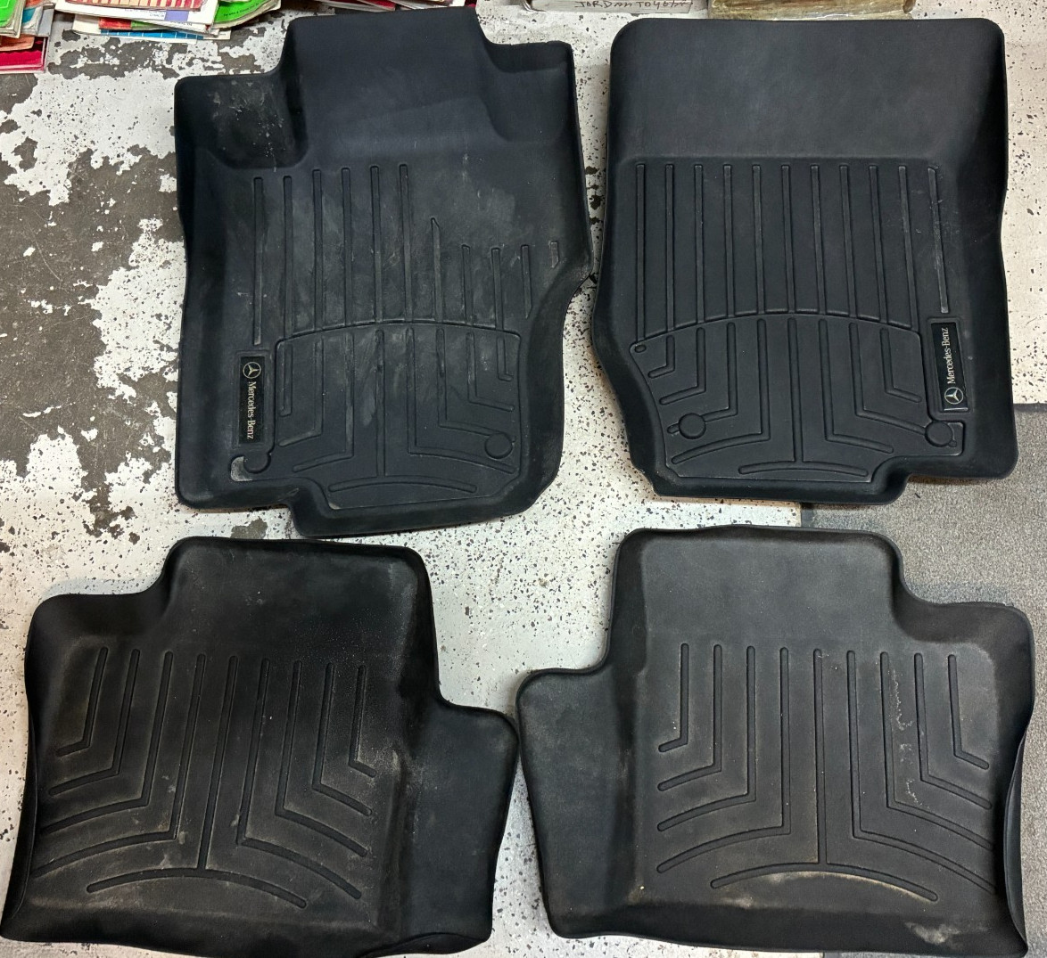 Mercedes Benz GLK X204 All Weather Rubber Floor Mat Set MacNeil WeatherTech OEM