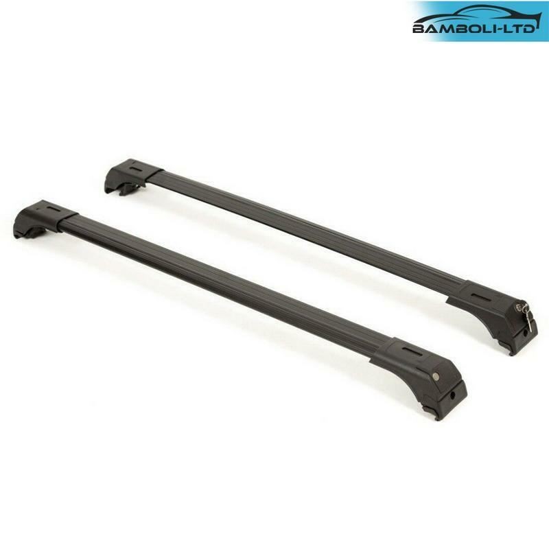 FIT FOR VAUXHALL INSIGNIA BLACK TOP ROOF RACK CROSS BAR CROSS RAIL 2009 UP