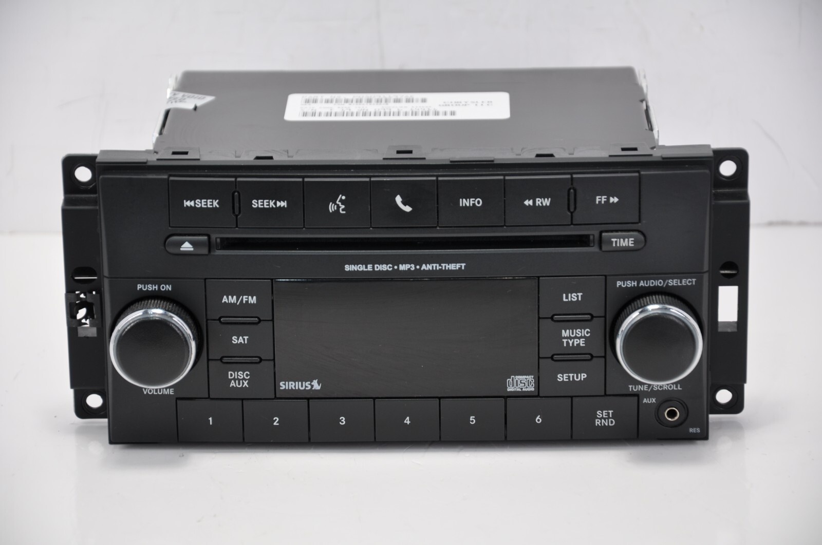 🚘✅ 2012 - 2017 CHRYSLER DODGE JEEP Radio CD MP3 Player AUX Sirius MP3 CODE