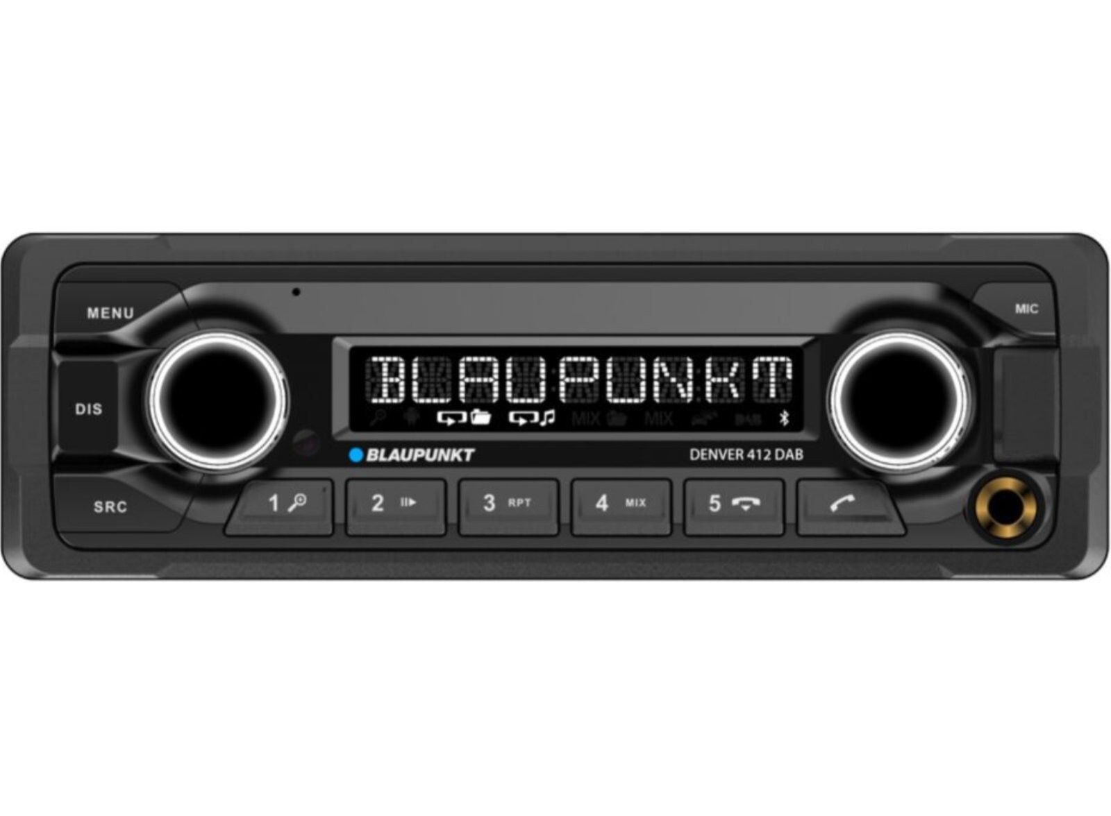 Blaupunkt Denver 412 DAB Car Radio Stereo Heavy Duty USB MP3 Bluetooth Streaming Blaupunkt Denver 412 DAB Car Radio Stereo Heavy Duty USB MP3 Bluetooth Streaming