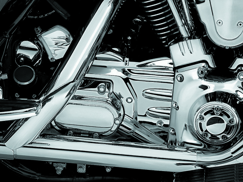 Kuryakyn 8201 Transmission Cover 2002-2006 Harley Touring Twin Cam Chrome