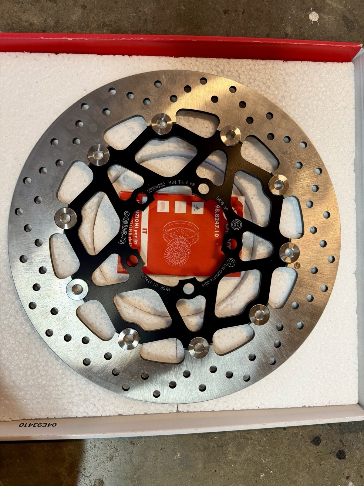 Brembo ORO 78B40869 Rotor BRAND NEW  USA Shipper No Tariff