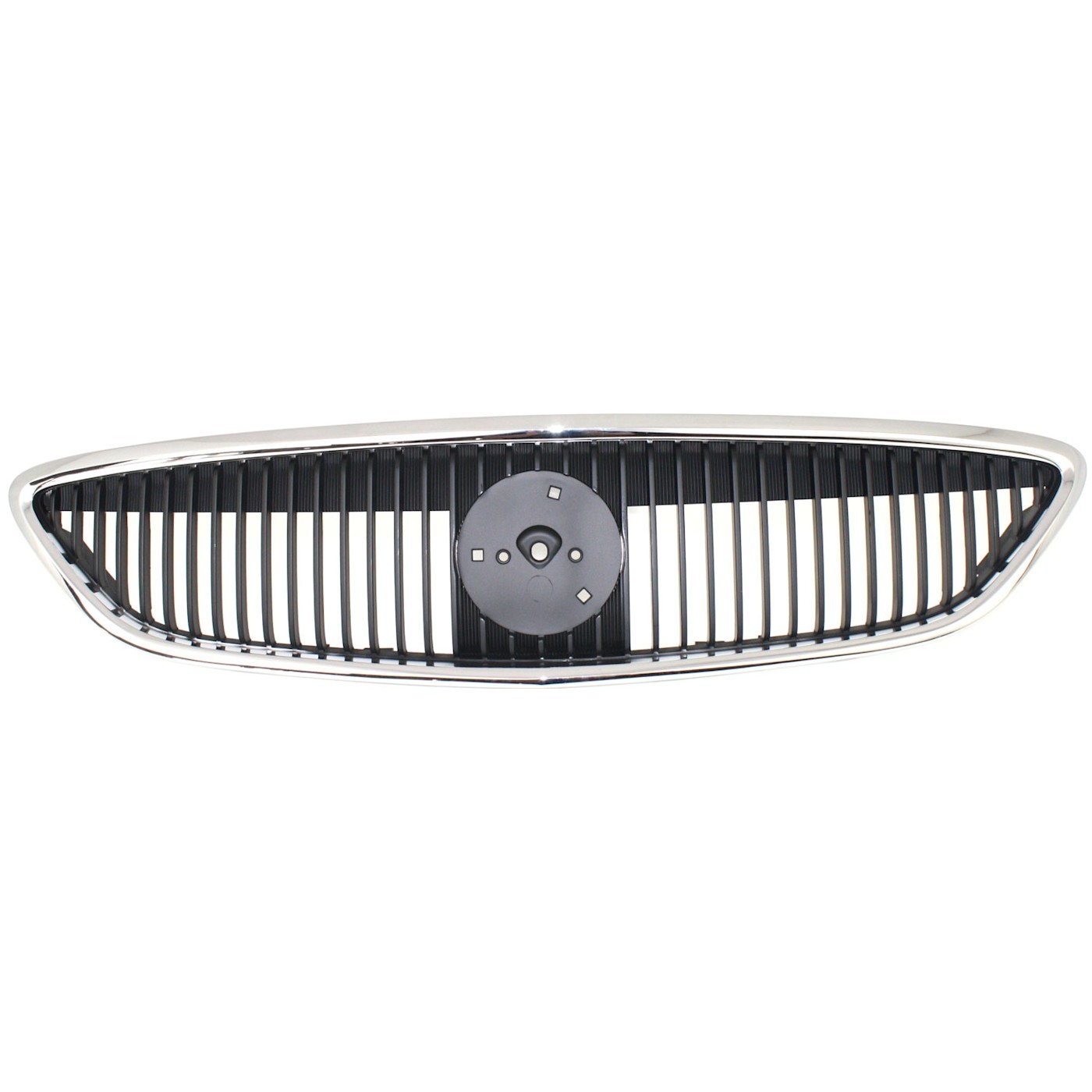 Grille For 2000-2003 Mercury Sable Chrome Shell w/ Black Insert Plastic