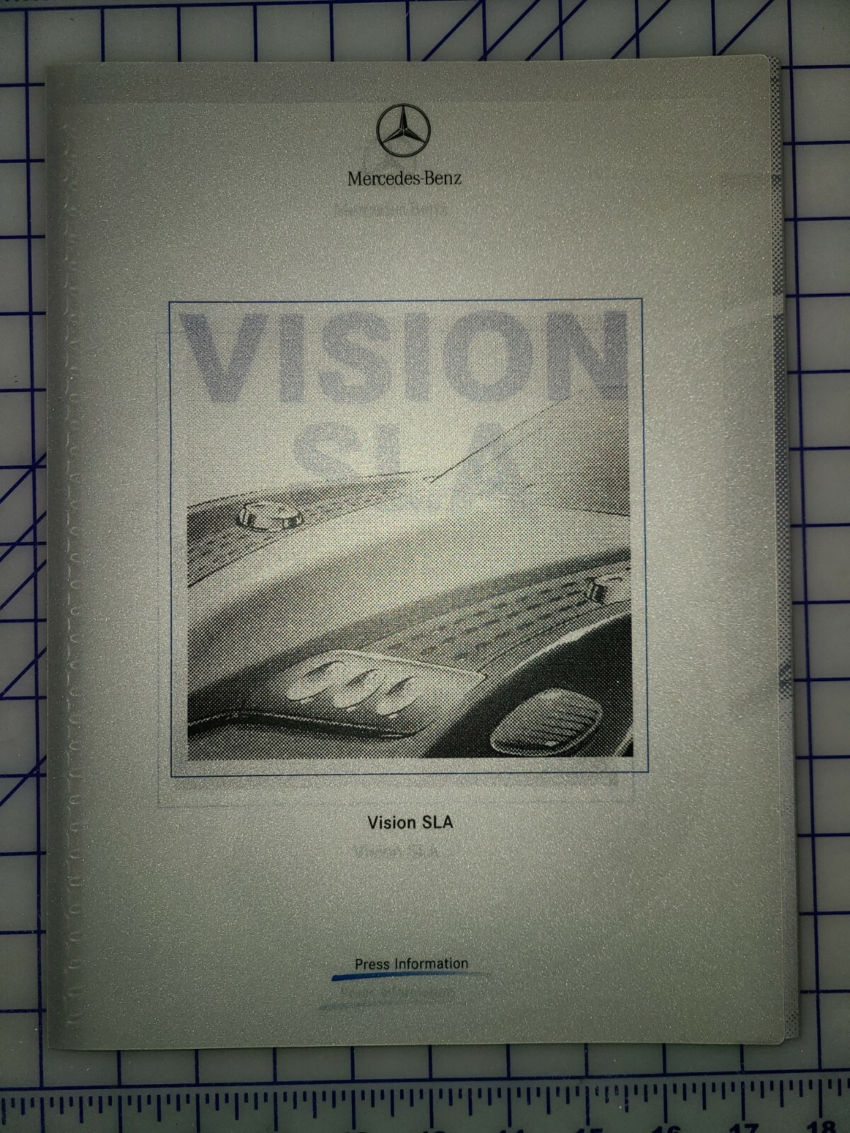 2000 Mercedes Benz SLA Concept Press Kit Information Brochure and Photos 2000 Mercedes Benz SLA Concept Press Kit Information Brochure and Photos