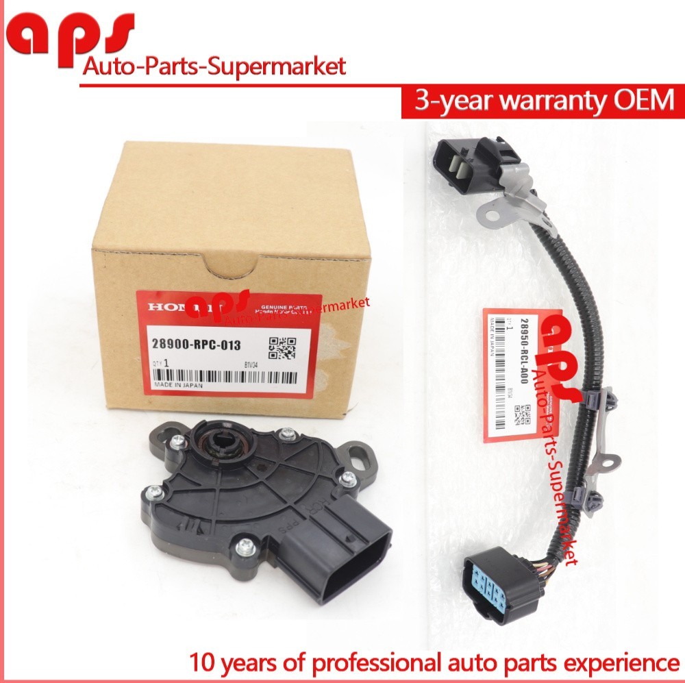 OEM AT Neutral Safety Switch + Harness For 06-12 Honda Accord CR-V  ILX TSX