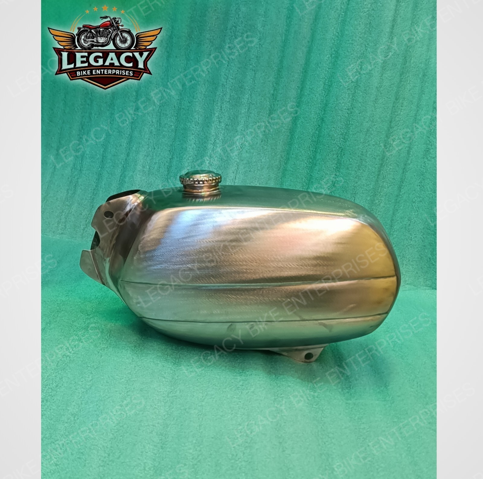 Fit For  Kreidler Florett RS50 Raw Steel Fuel Tank With Cap - 1980 model