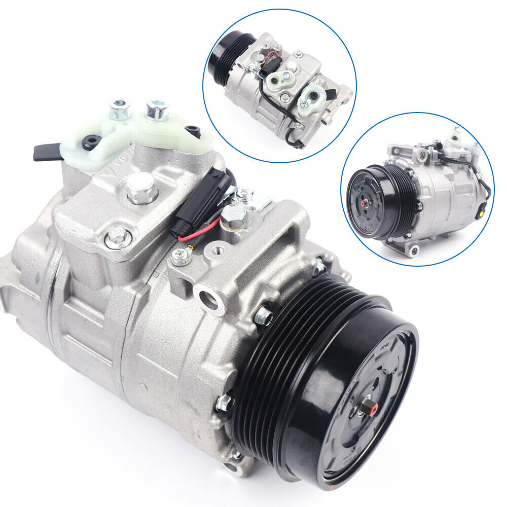 For 2007-2013 Mercedes-Benz S550 5.5L A/C AC Conditioning Compressor with Clutch