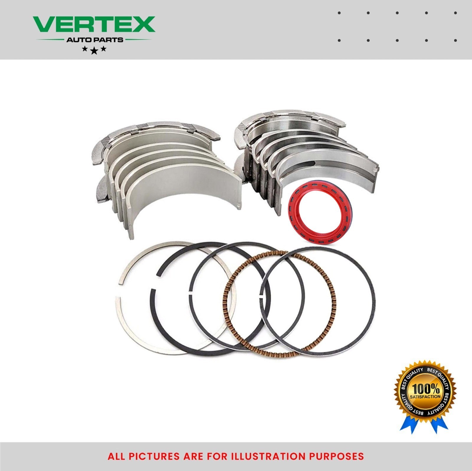 For VAUXHALL ASTRA 1.6 B 16 XER Petrol Engine Rebuild Parts Kit - NEW