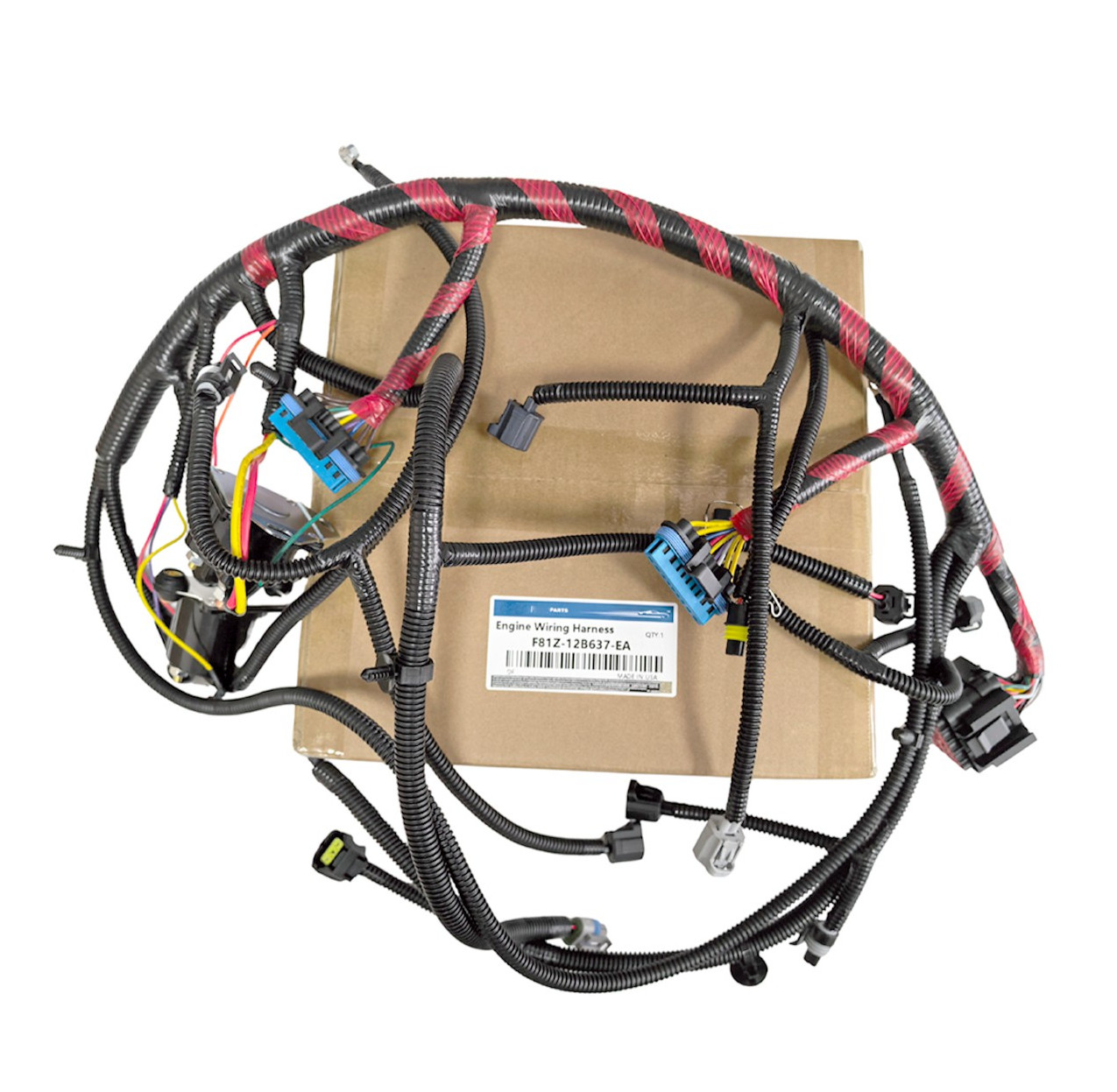 NEW 99-01 Ford F-250 F-350 F-450 F-550 7.3L Engine Wire Harness F81Z12B637EA OEM