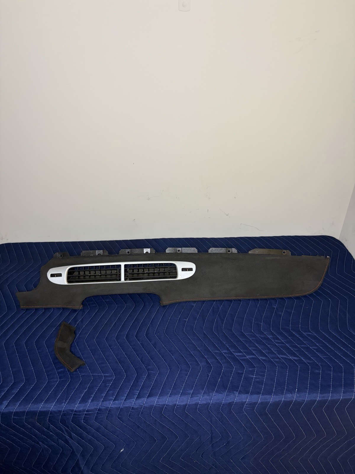 2013 Chevy Camaro ZL1 Alcantara Black Suede Dash Trim Insert Panel
