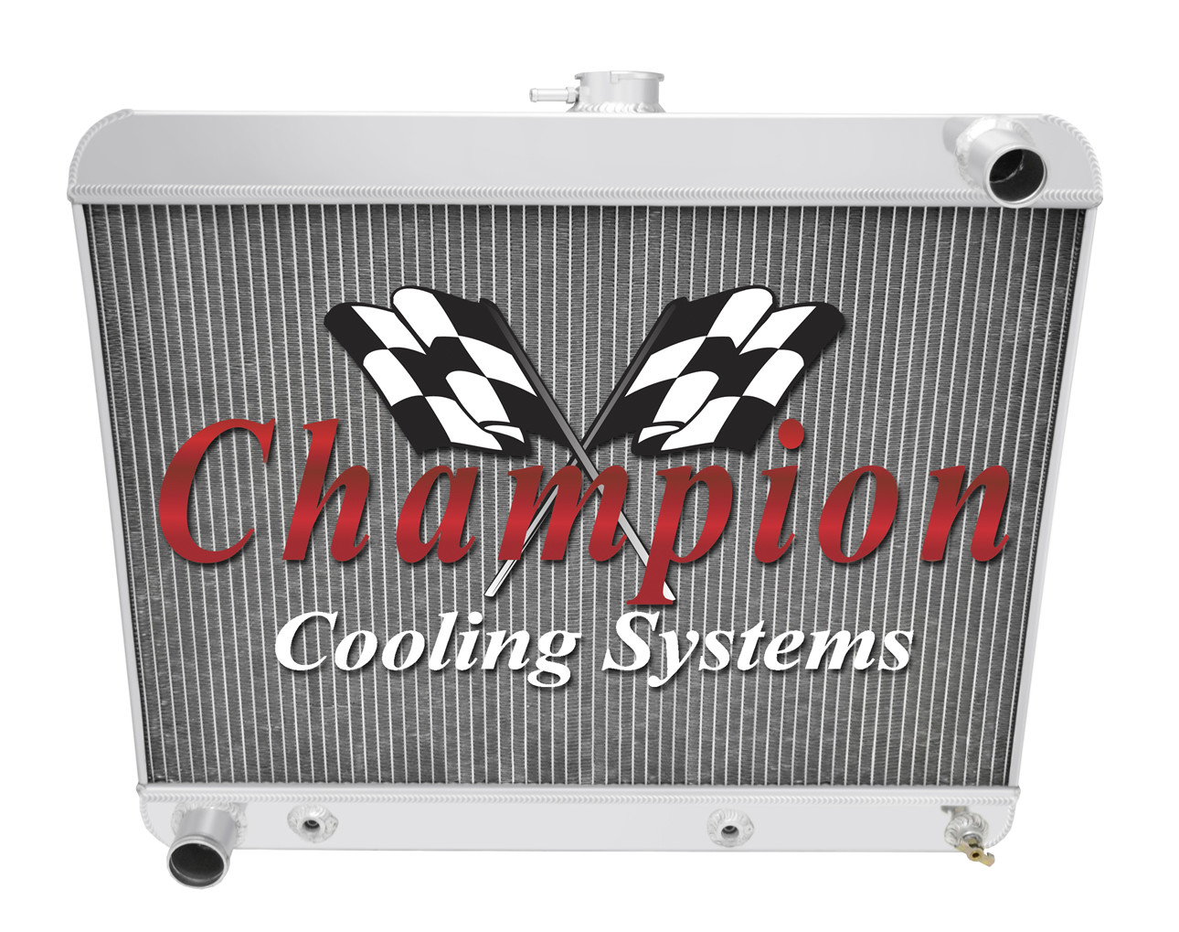 ER Champion 4 Row All Aluminum Radiator for 1963 - 1965 Buick Riviera V8 Engine