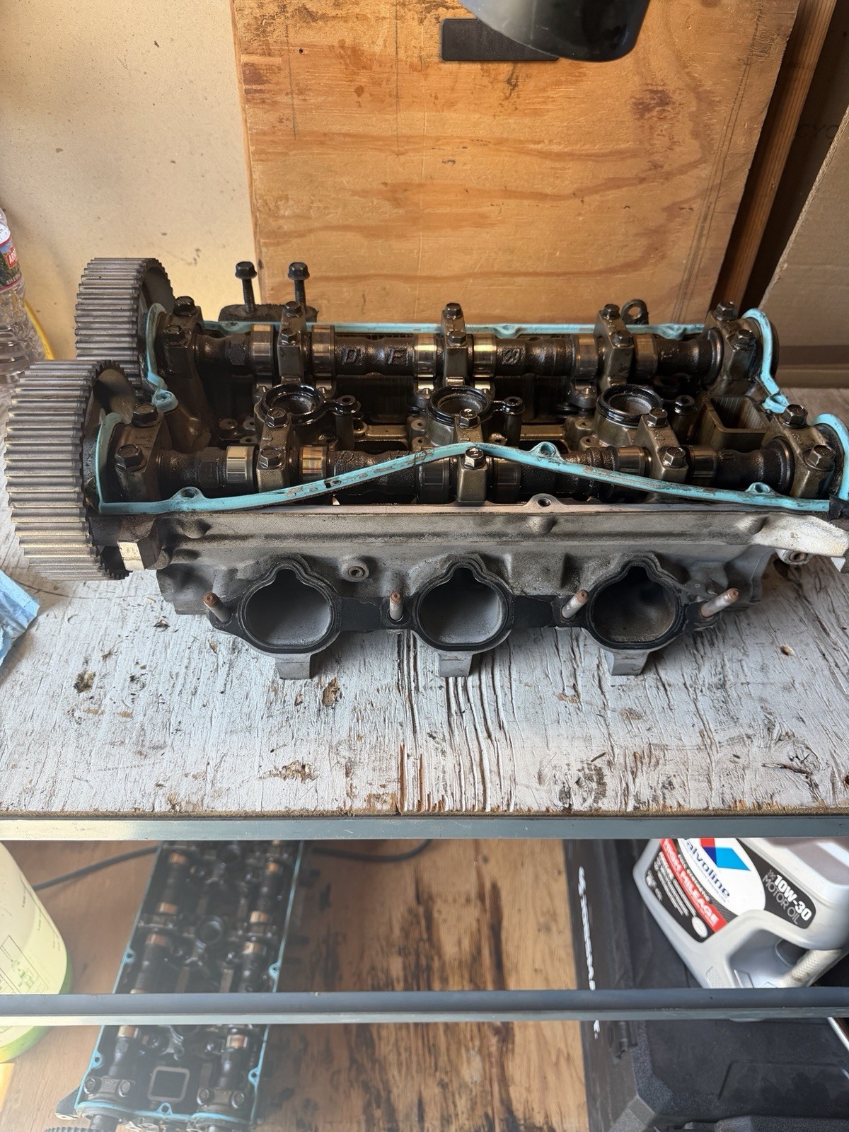 91-92 MITSUBISHI 3000GT DODGE STEALTH 3.0 v6 DOHC  Front  Cylinder  Head Turbo
