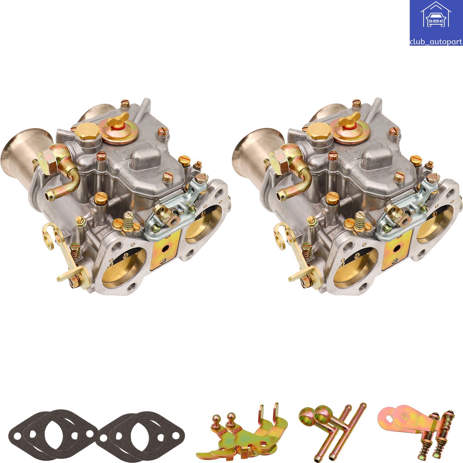 For 45 DCOE 152 19600.060 WEBER 4 cyl 6 Cyl V8 Carburetor Twin Choke 2Pcs