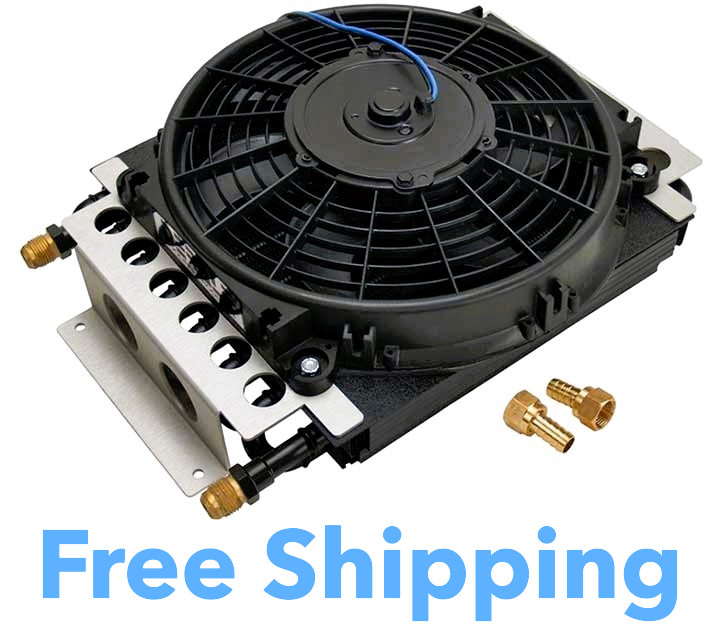 New Derale 15800 16 Pass Electra-Cool Remote Cooler, -8AN Inlets New Derale 15800 16 Pass Electra-Cool Remote Cooler, -8AN Inlets
