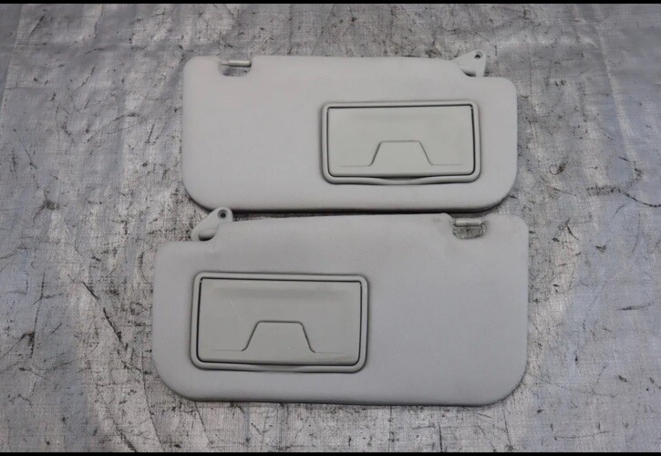 2008-12 MITSUBISHI LANCER EVOLUTION X GSR MR OEM INTERIOR RH LH SUN VISORS 2008-12 MITSUBISHI LANCER EVOLUTION X GSR MR OEM INTERIOR RH LH SUN VISORS
