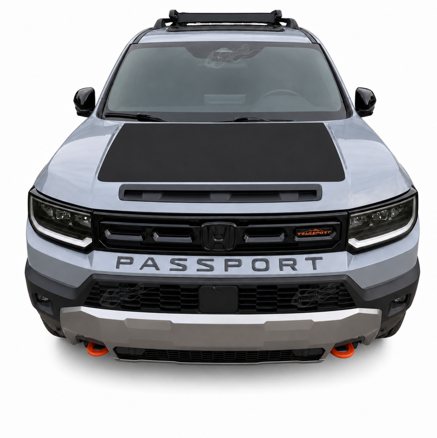 Blackout Hood Vinyl Decal Fits Honda Passport 2026
