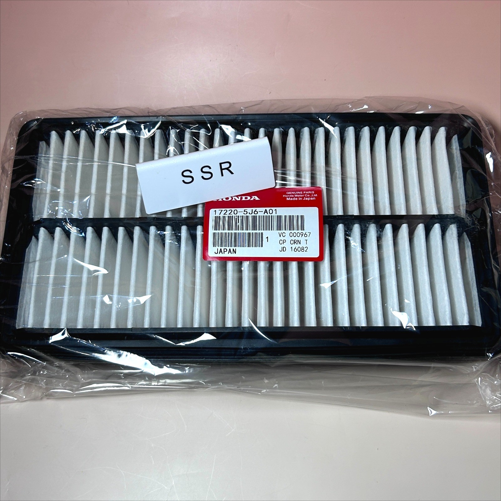 GENUINE 17220-5J6-A10 for 2016-25 Honda Passport/Odyssey/Pilot Engine Air Filter