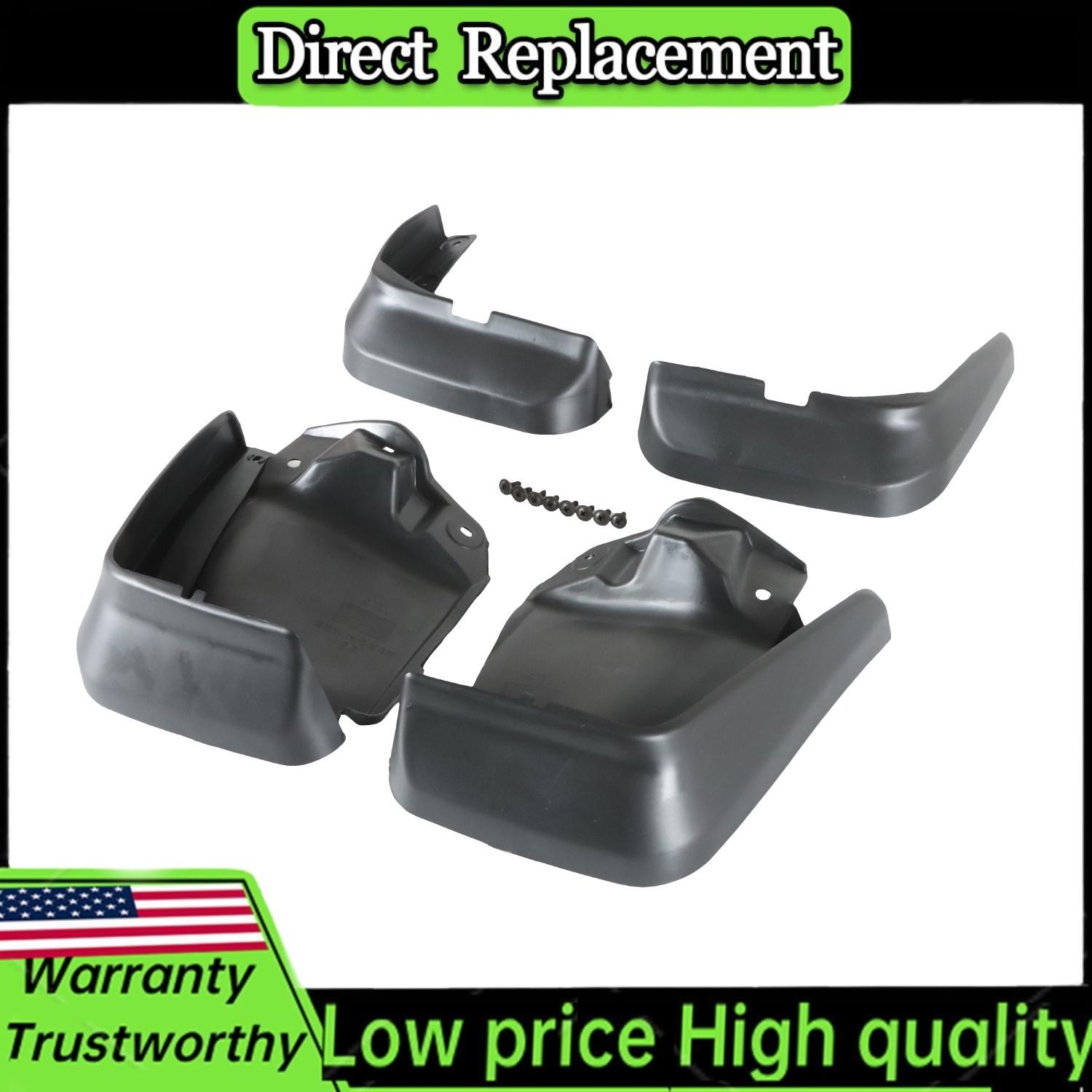 4pcs Mud Flaps Mudguards Splash Guard for Honda Civic 2012-2015 Sedan Front&Rear