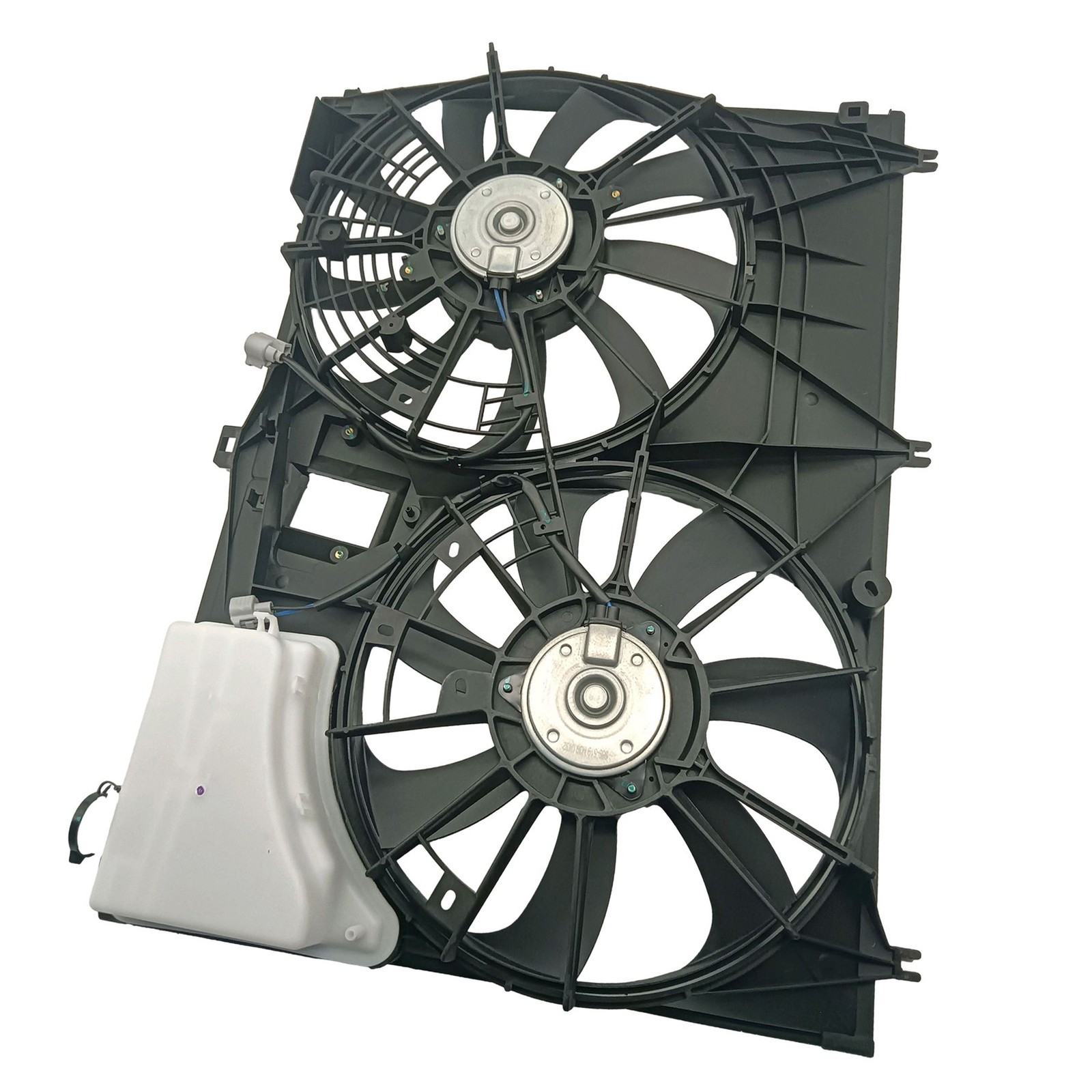 Dual Engine Radiator Cooling Fan Assembly Fits 14-19 Toyota Highlander 2.7L 3.5L