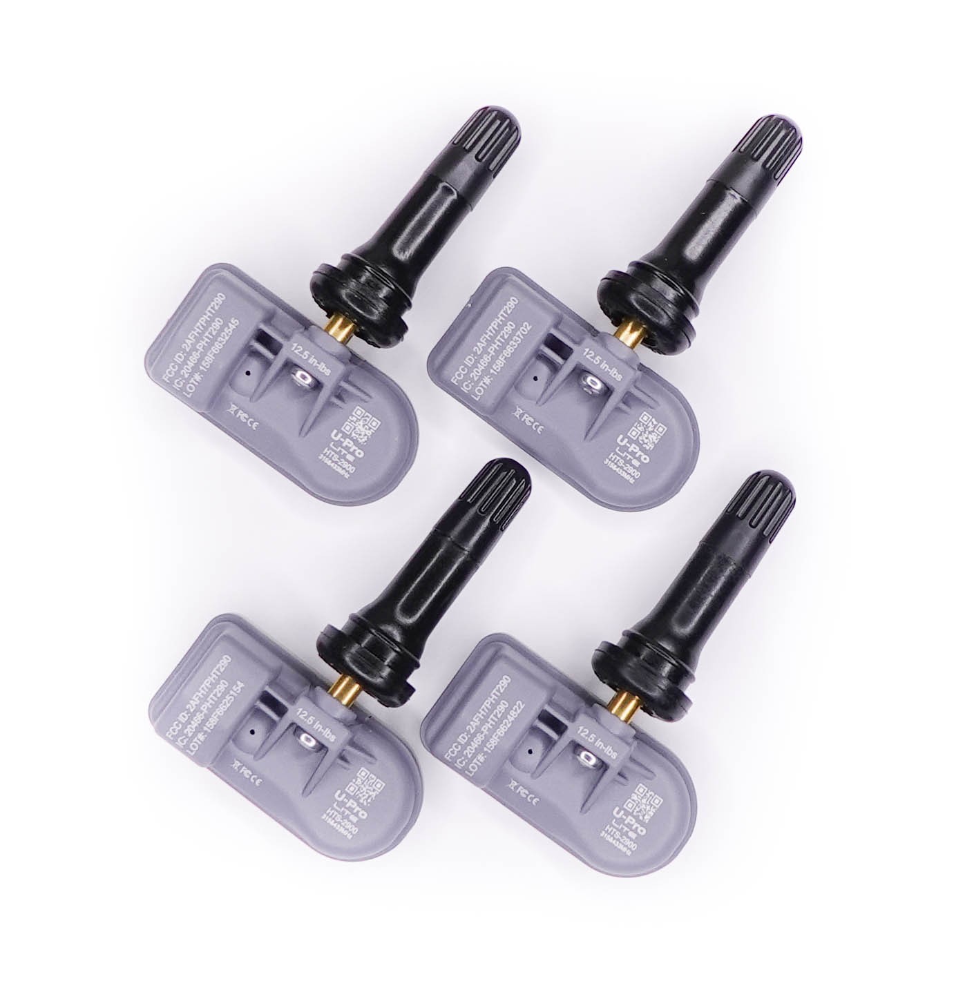 2004 Maybach 62 LT-1 Rubber TPMS Set x4
