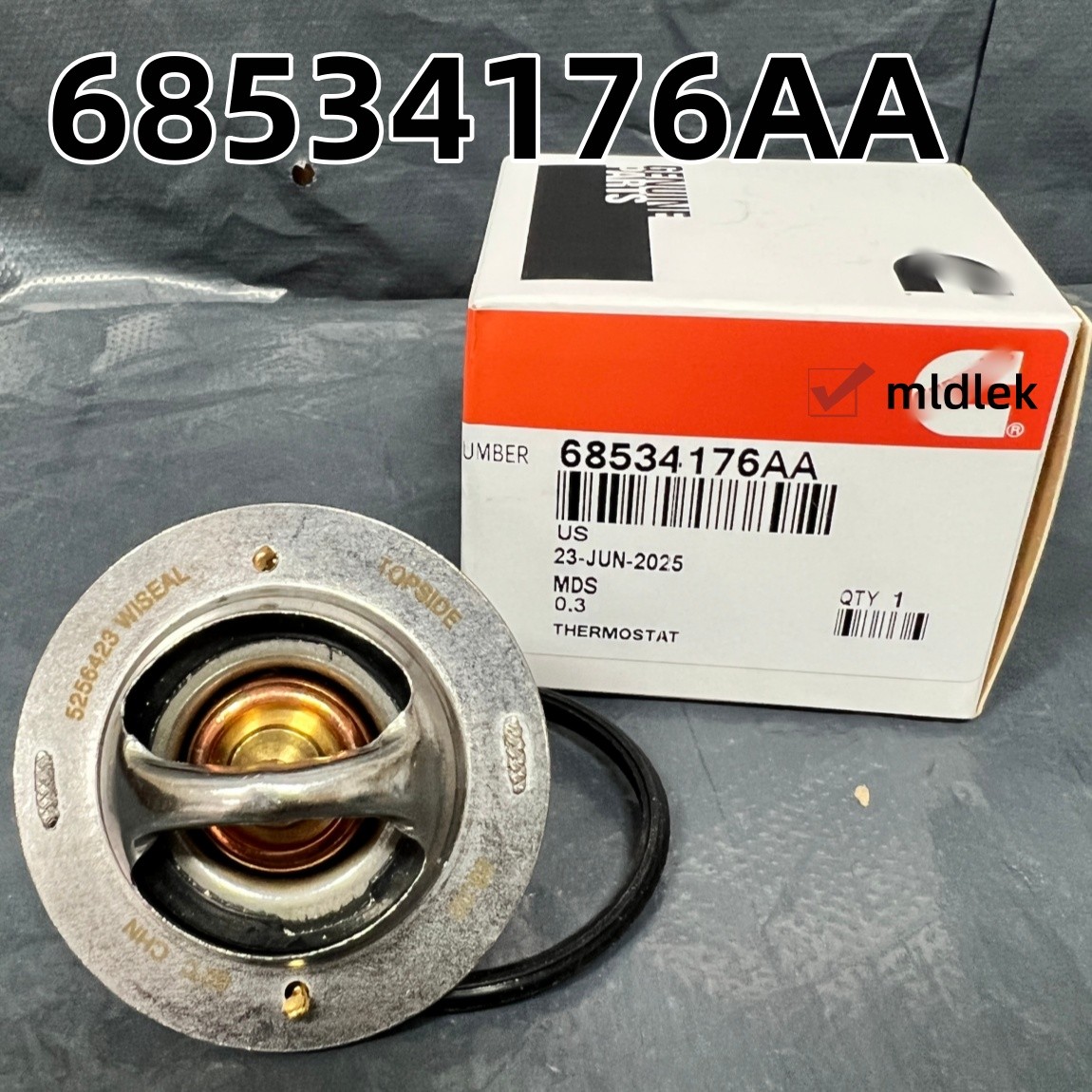 Thermostat Fits 68534176AA For Dodge RAM MOPAR 6.7 Cummins Diesel Brand New